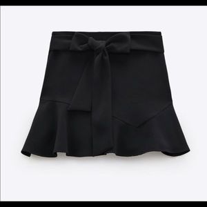 ZARA TIED SKORT